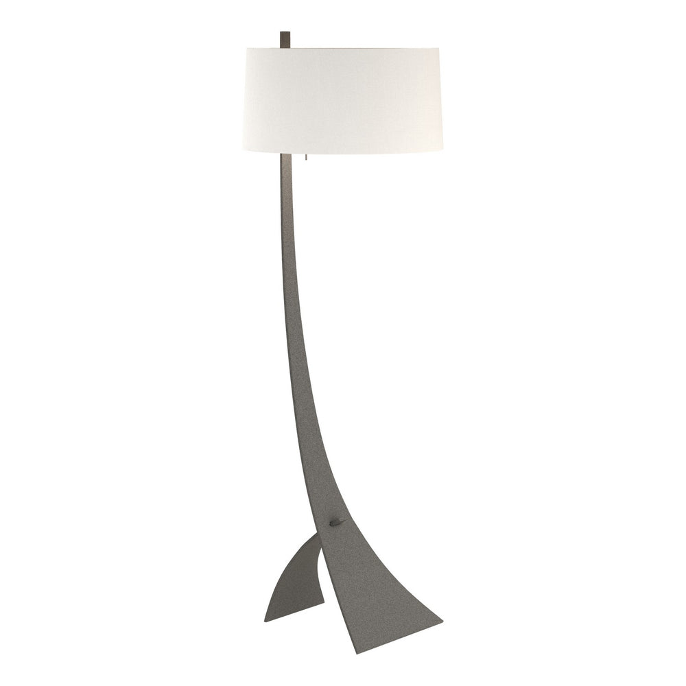 Hubbardton Forge - One Light Floor Lamp - Stasis - Natural Iron- Union Lighting Luminaires Decor
