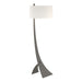 Hubbardton Forge - One Light Floor Lamp - Stasis - Natural Iron- Union Lighting Luminaires Decor