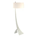 Hubbardton Forge - One Light Floor Lamp - Stasis - Vintage Platinum- Union Lighting Luminaires Decor