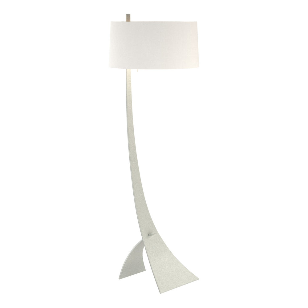 Hubbardton Forge - One Light Floor Lamp - Stasis - Vintage Platinum- Union Lighting Luminaires Decor