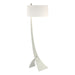 Hubbardton Forge - One Light Floor Lamp - Stasis - Vintage Platinum- Union Lighting Luminaires Decor