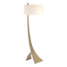 Hubbardton Forge - One Light Floor Lamp - Stasis - Soft Gold- Union Lighting Luminaires Decor