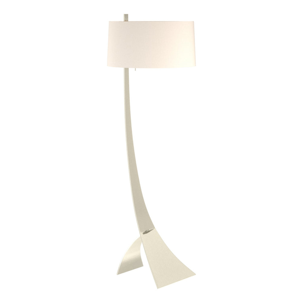 Hubbardton Forge - One Light Floor Lamp - Stasis - Sterling- Union Lighting Luminaires Decor