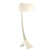 Hubbardton Forge - One Light Floor Lamp - Stasis - Sterling- Union Lighting Luminaires Decor