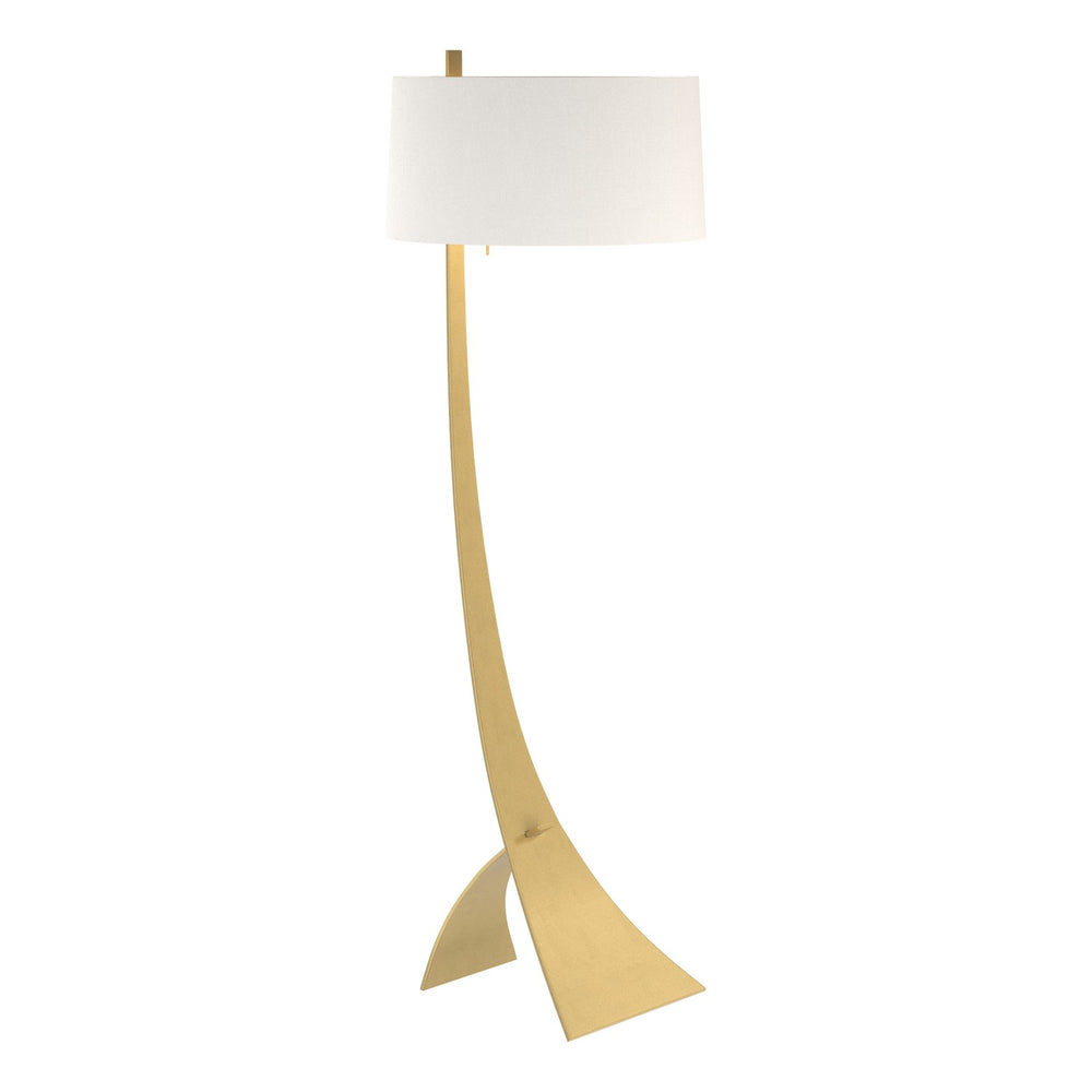Hubbardton Forge - One Light Floor Lamp - Stasis - Modern Brass- Union Lighting Luminaires Decor