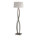 Hubbardton Forge - One Light Floor Lamp - Almost Infinity - Dark Smoke- Union Lighting Luminaires Decor