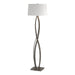 Hubbardton Forge - One Light Floor Lamp - Almost Infinity - Dark Smoke- Union Lighting Luminaires Decor