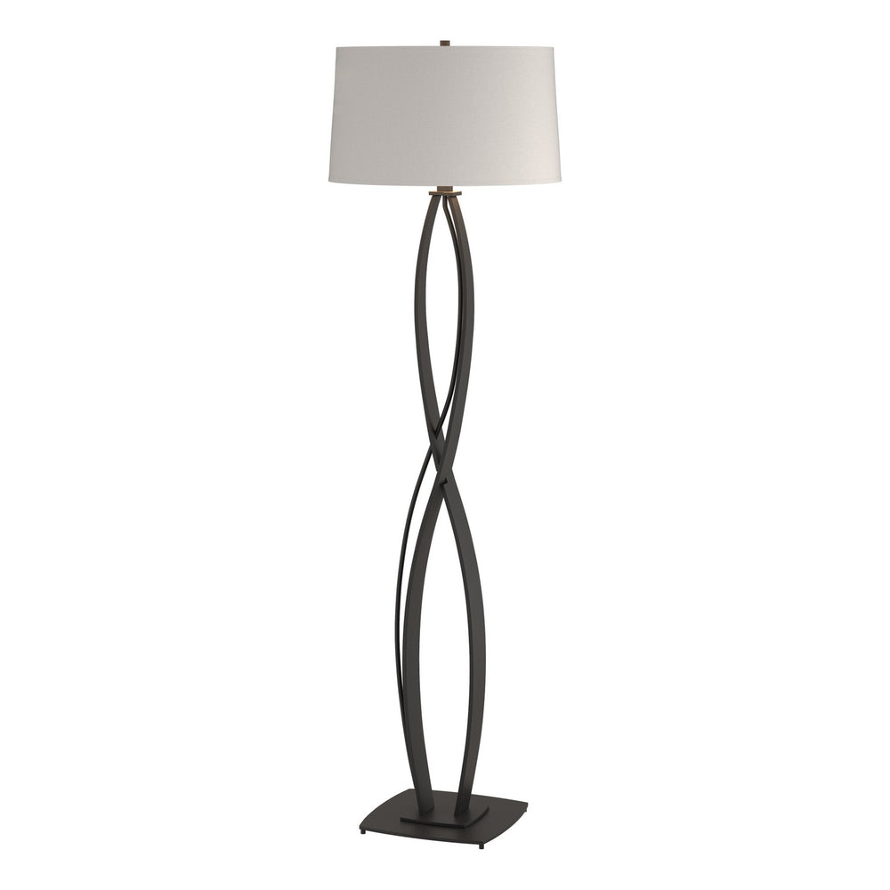 Hubbardton Forge - One Light Floor Lamp - Almost Infinity - Black- Union Lighting Luminaires Decor