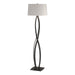 Hubbardton Forge - One Light Floor Lamp - Almost Infinity - Black- Union Lighting Luminaires Decor