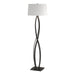 Hubbardton Forge - One Light Floor Lamp - Almost Infinity - Black- Union Lighting Luminaires Decor
