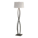 Hubbardton Forge - One Light Floor Lamp - Almost Infinity - Natural Iron- Union Lighting Luminaires Decor