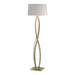 Hubbardton Forge - One Light Floor Lamp - Almost Infinity - Soft Gold- Union Lighting Luminaires Decor
