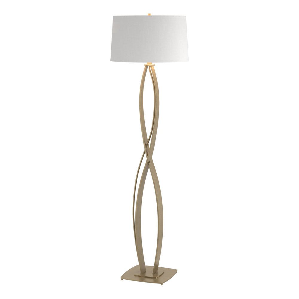 Hubbardton Forge - One Light Floor Lamp - Almost Infinity - Soft Gold- Union Lighting Luminaires Decor