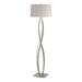 Hubbardton Forge - One Light Floor Lamp - Almost Infinity - Sterling- Union Lighting Luminaires Decor