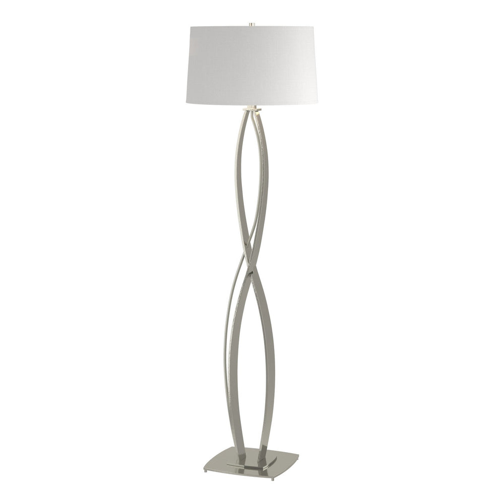 Hubbardton Forge - One Light Floor Lamp - Almost Infinity - Sterling- Union Lighting Luminaires Decor