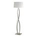 Hubbardton Forge - One Light Floor Lamp - Almost Infinity - Sterling- Union Lighting Luminaires Decor