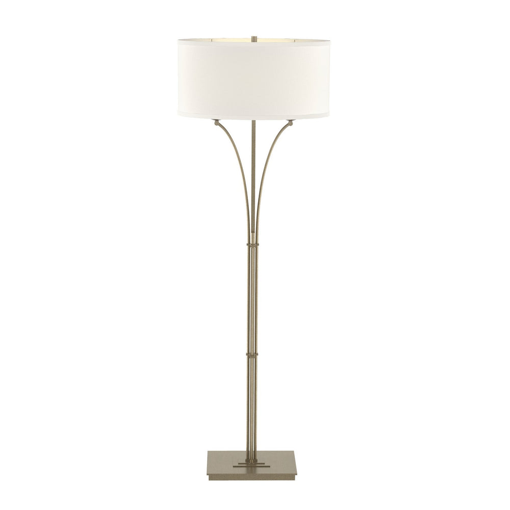 Hubbardton Forge - Two Light Floor Lamp - Formae - Soft Gold- Union Lighting Luminaires Decor