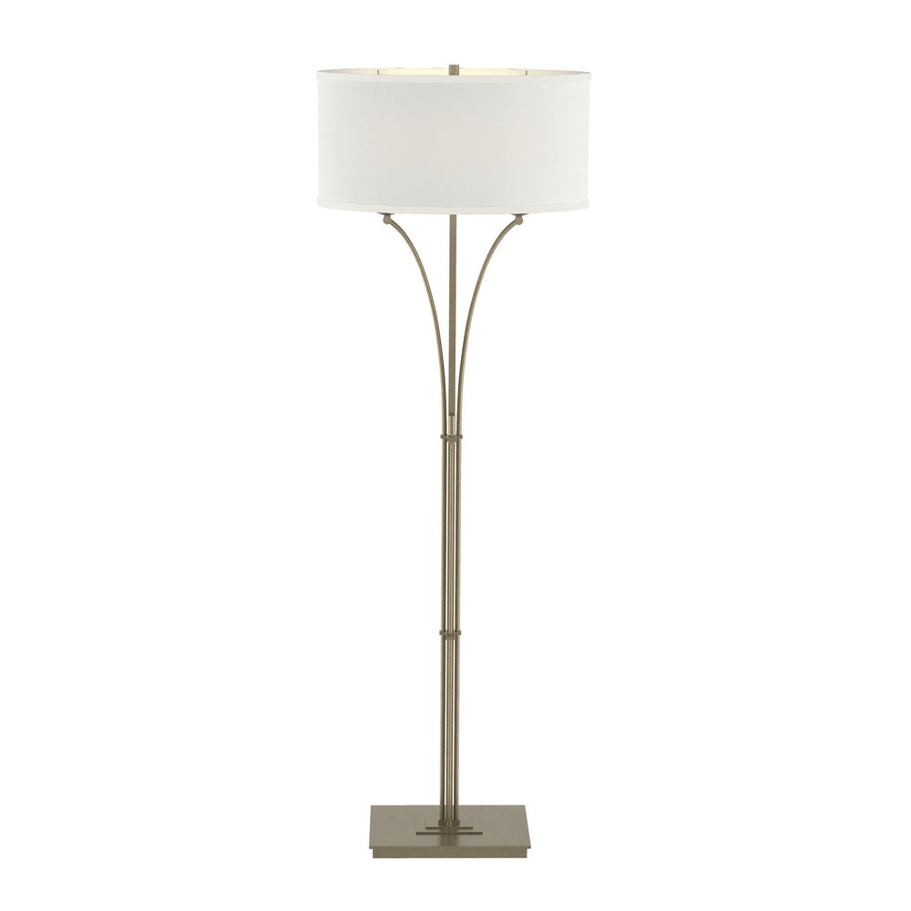 Hubbardton Forge - Two Light Floor Lamp - Formae - Soft Gold- Union Lighting Luminaires Decor