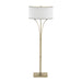 Hubbardton Forge - Two Light Floor Lamp - Formae - Modern Brass- Union Lighting Luminaires Decor