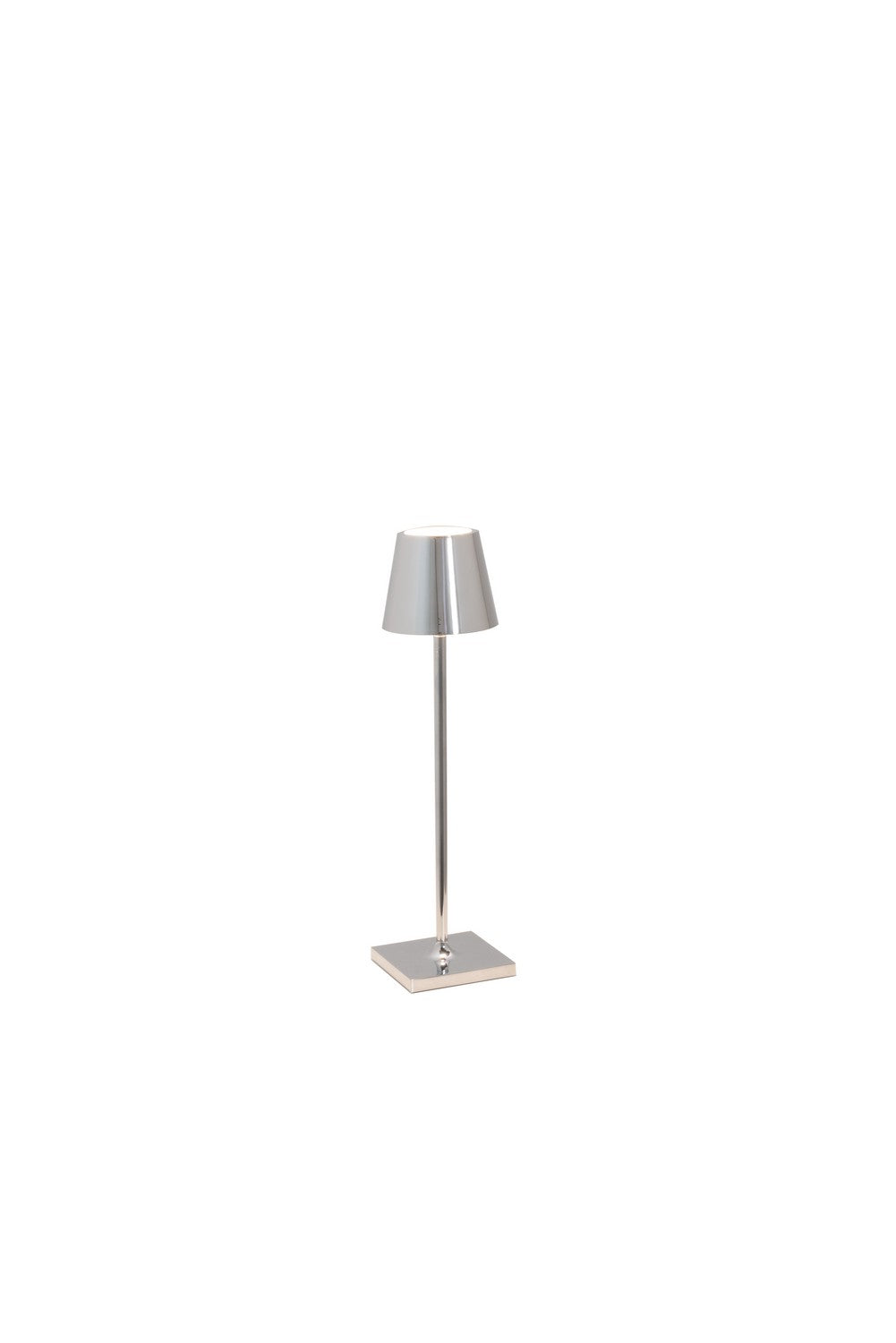 Zafferano - LED Table Lamp - Poldina - Chrome- Union Lighting Luminaires Decor