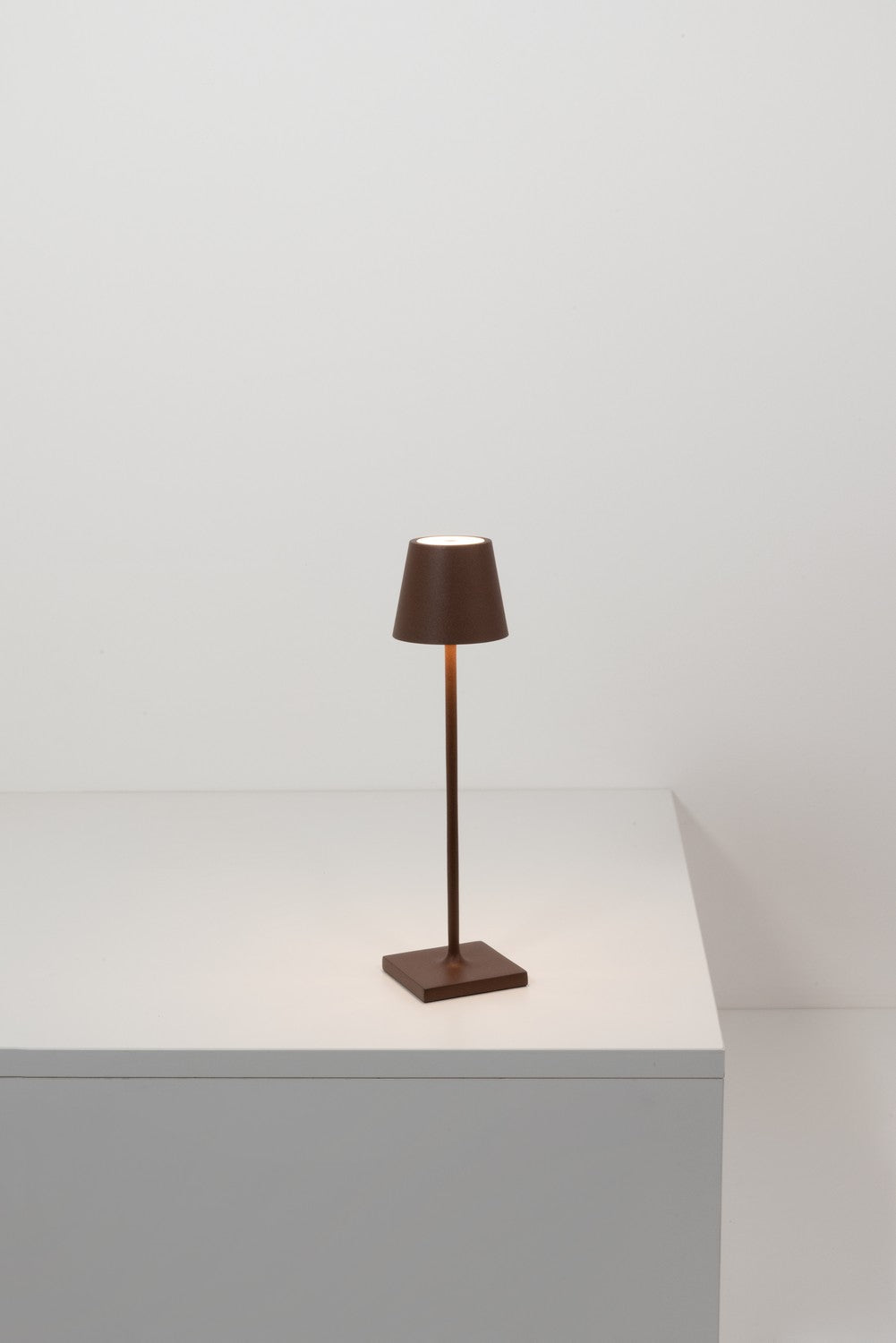 Zafferano - LED Table Lamp - Poldina - Rust- Union Lighting Luminaires Decor