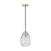 Visual Comfort Modern - One Light Pendant - Alina - Natural Brass- Union Lighting Luminaires Decor