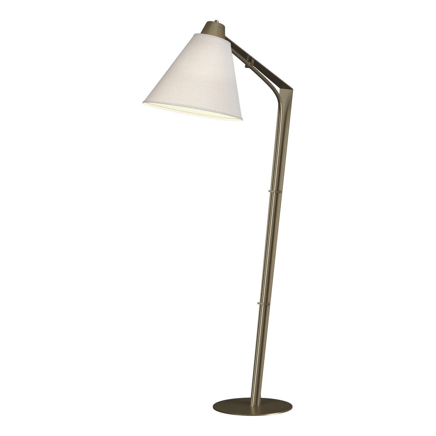 Hubbardton Forge - One Light Floor Lamp - Reach - Soft Gold- Union Lighting Luminaires Decor