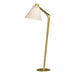 Hubbardton Forge - One Light Floor Lamp - Reach - Modern Brass- Union Lighting Luminaires Decor