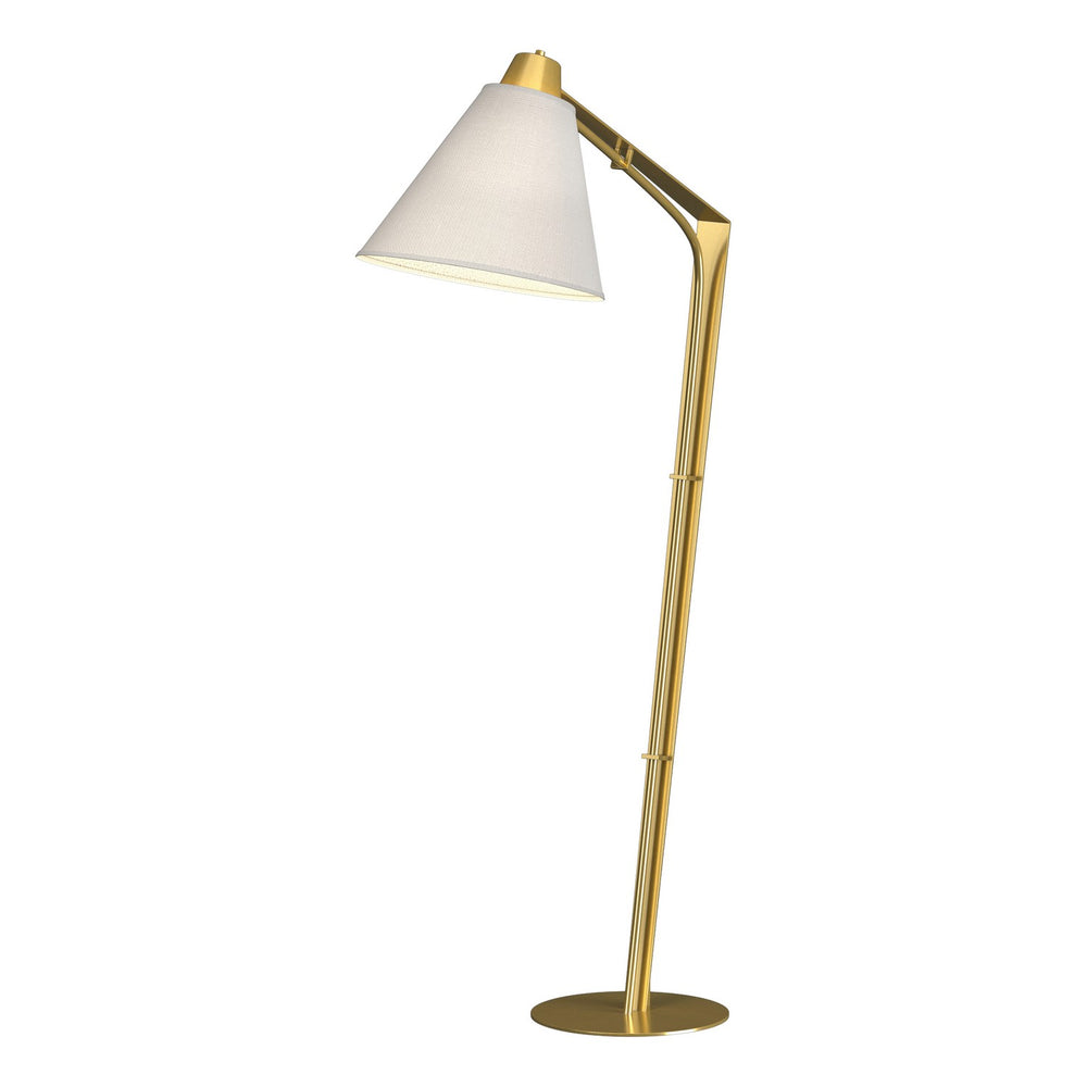 Hubbardton Forge - One Light Floor Lamp - Reach - Modern Brass- Union Lighting Luminaires Decor