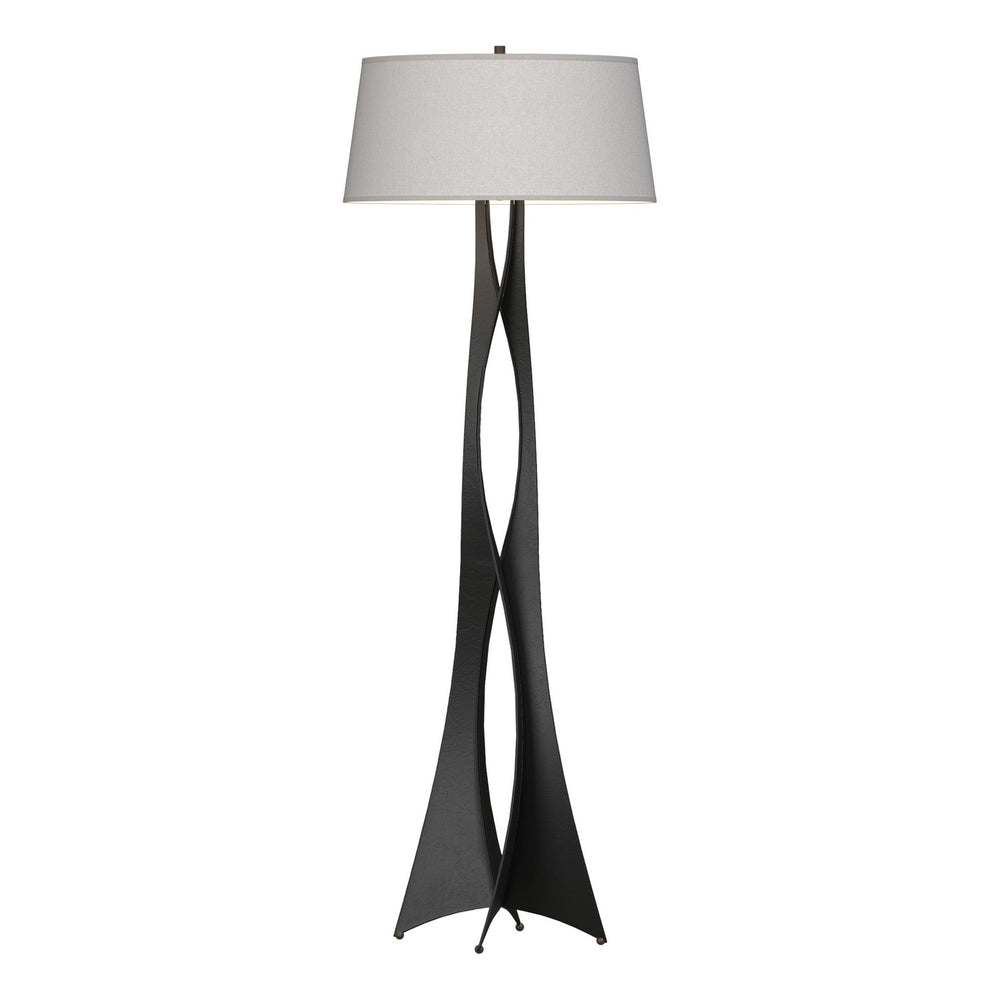 Hubbardton Forge - One Light Floor Lamp - Moreau - Black- Union Lighting Luminaires Decor
