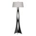 Hubbardton Forge - One Light Floor Lamp - Moreau - Black- Union Lighting Luminaires Decor