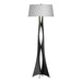 Hubbardton Forge - One Light Floor Lamp - Moreau - Black- Union Lighting Luminaires Decor