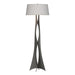 Hubbardton Forge - One Light Floor Lamp - Moreau - Natural Iron- Union Lighting Luminaires Decor