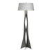 Hubbardton Forge - One Light Floor Lamp - Moreau - Natural Iron- Union Lighting Luminaires Decor