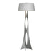 Hubbardton Forge - One Light Floor Lamp - Moreau - Vintage Platinum- Union Lighting Luminaires Decor