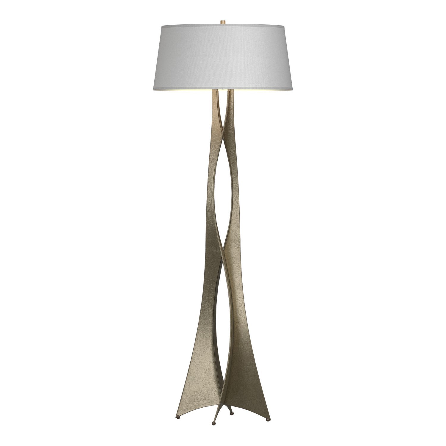 Hubbardton Forge - One Light Floor Lamp - Moreau - Soft Gold- Union Lighting Luminaires Decor