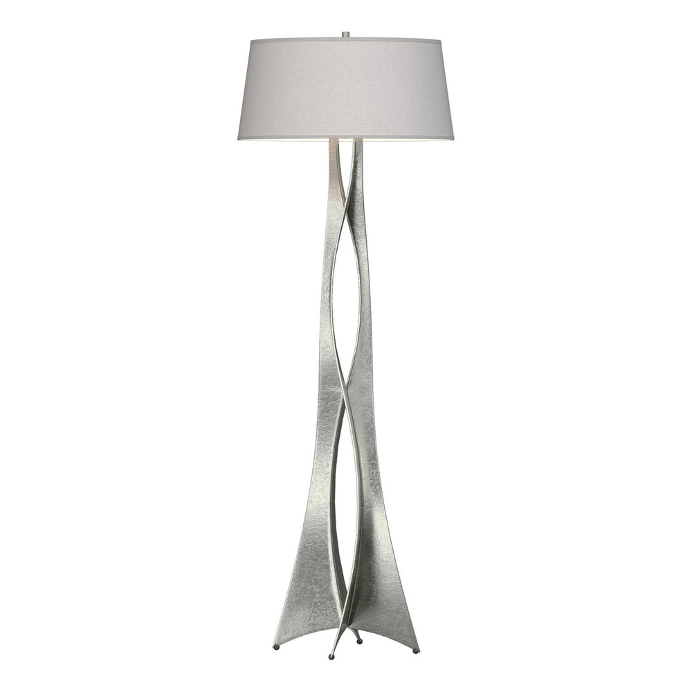 Hubbardton Forge - One Light Floor Lamp - Moreau - Sterling- Union Lighting Luminaires Decor