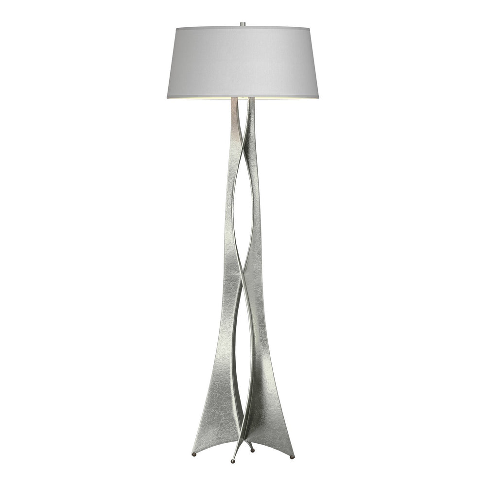Hubbardton Forge - One Light Floor Lamp - Moreau - Sterling- Union Lighting Luminaires Decor