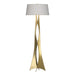 Hubbardton Forge - One Light Floor Lamp - Moreau - Modern Brass- Union Lighting Luminaires Decor