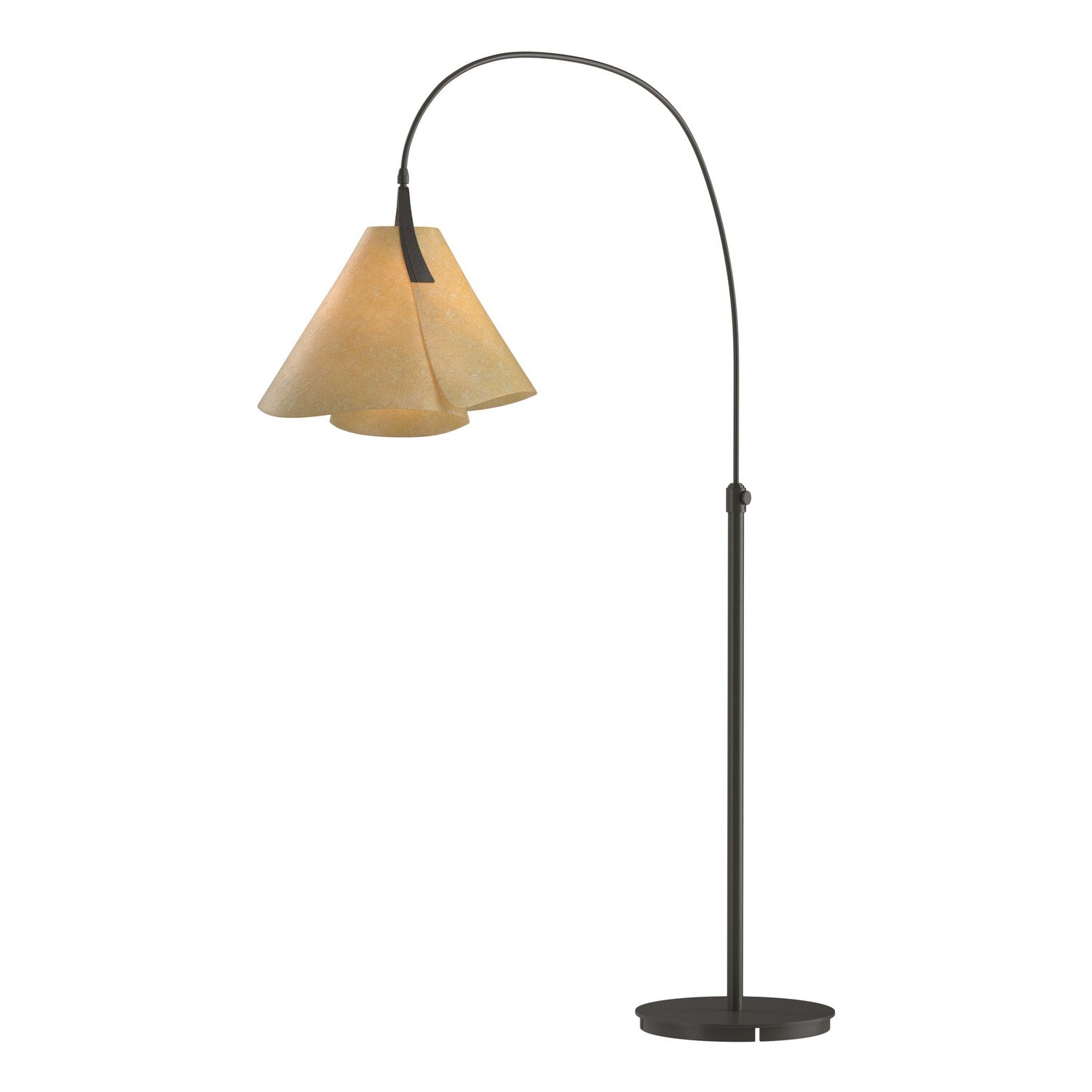Hubbardton Forge - One Light Floor Lamp - Mobius - Dark Smoke- Union Lighting Luminaires Decor