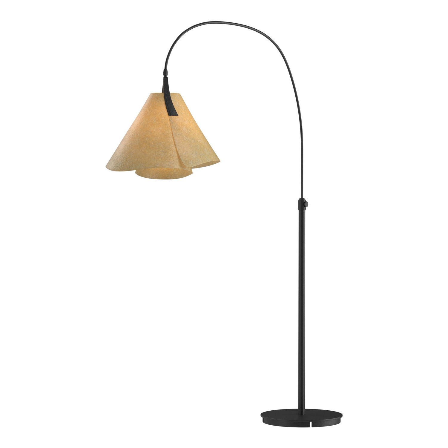 Hubbardton Forge - One Light Floor Lamp - Mobius - Black- Union Lighting Luminaires Decor