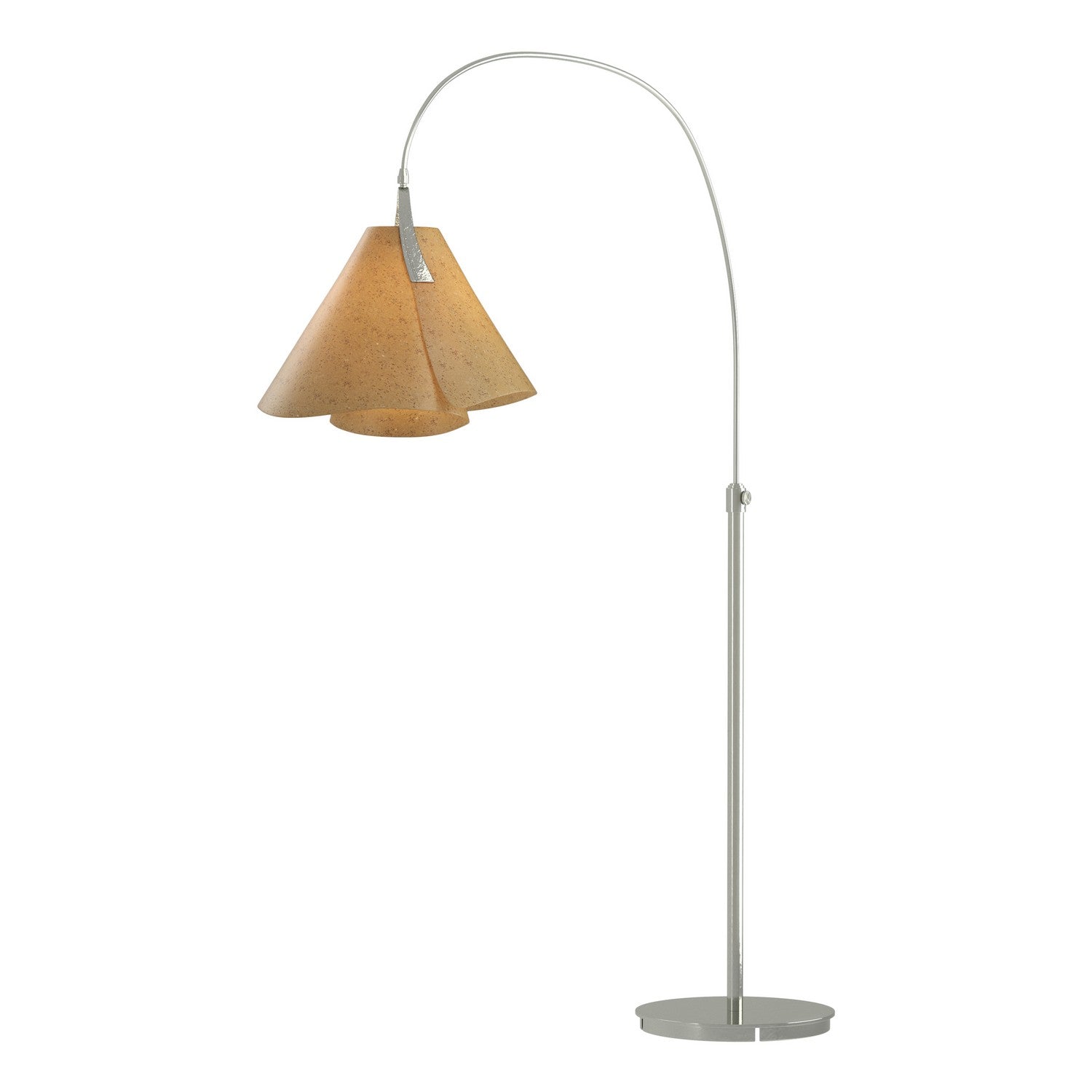 Hubbardton Forge - One Light Floor Lamp - Mobius - Sterling- Union Lighting Luminaires Decor