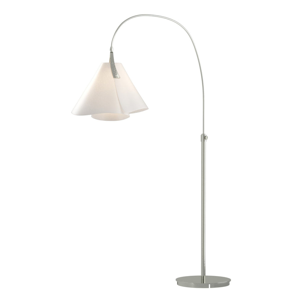 Hubbardton Forge - One Light Floor Lamp - Mobius - Sterling- Union Lighting Luminaires Decor