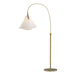 Hubbardton Forge - One Light Floor Lamp - Mobius - Modern Brass- Union Lighting Luminaires Decor