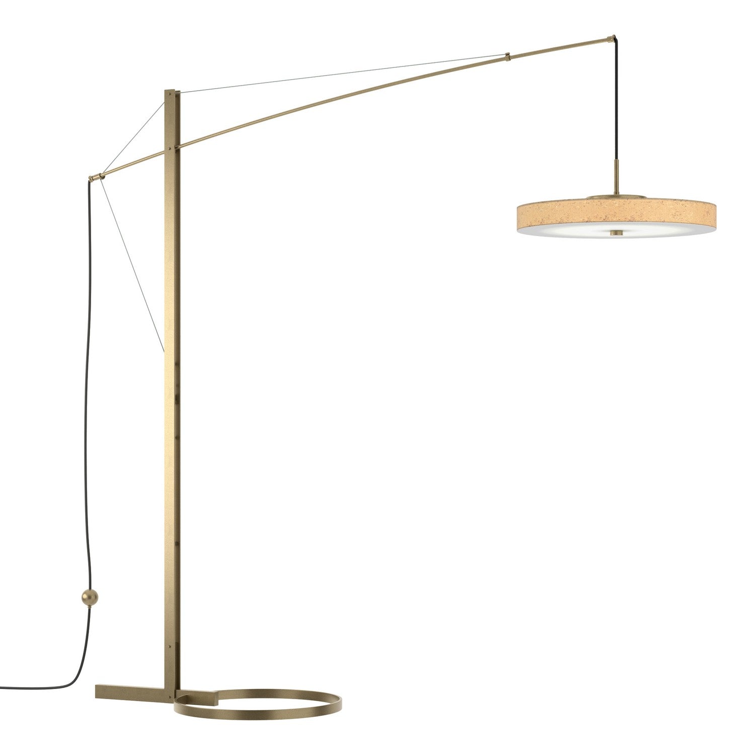 Hubbardton Forge - LED Floor Lamp - Disq - Soft Gold- Union Lighting Luminaires Decor