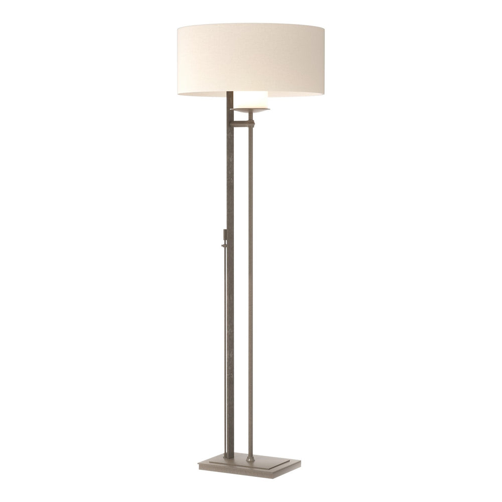 Hubbardton Forge - One Light Floor Lamp - Rook - Dark Smoke- Union Lighting Luminaires Decor