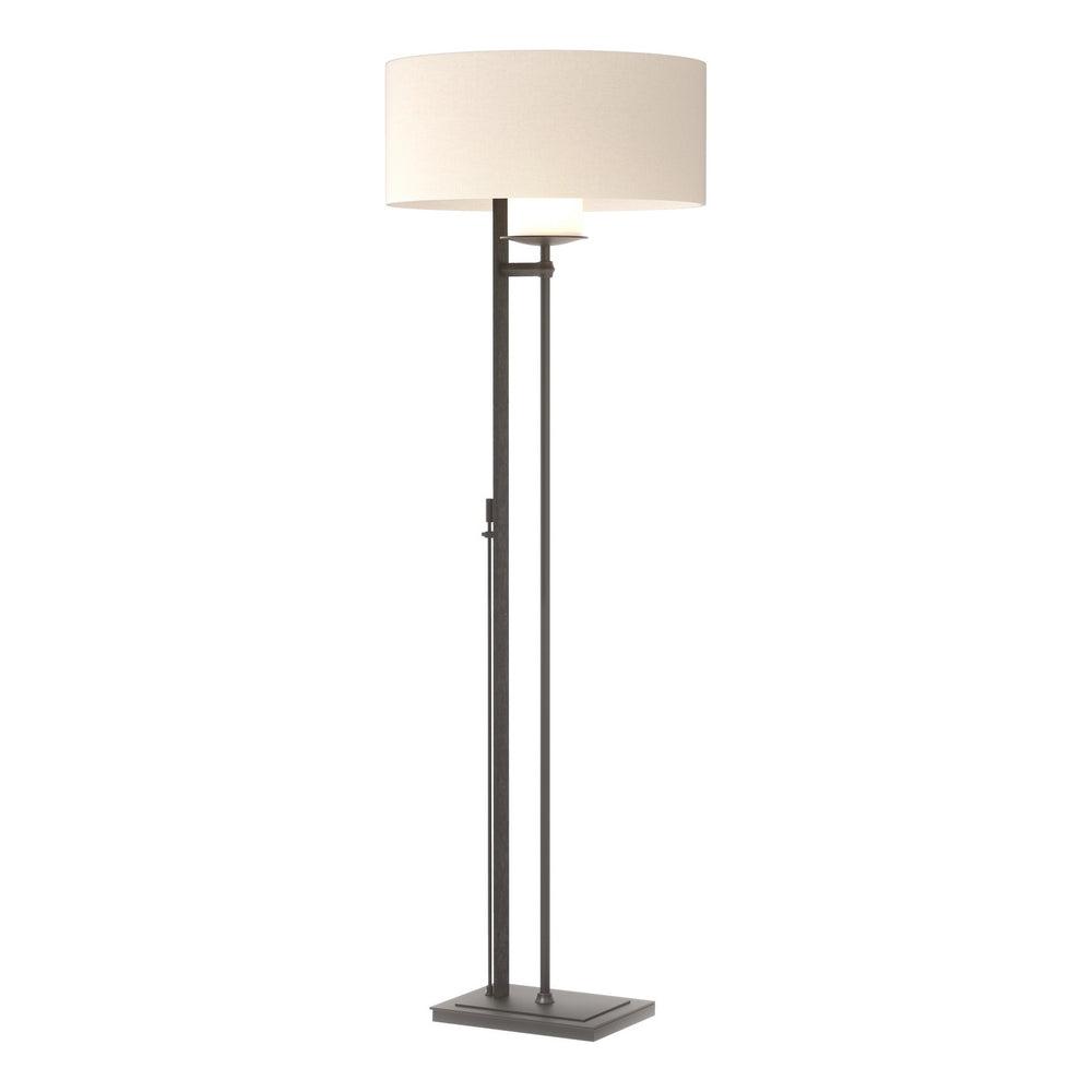 Hubbardton Forge - One Light Floor Lamp - Rook - Black- Union Lighting Luminaires Decor