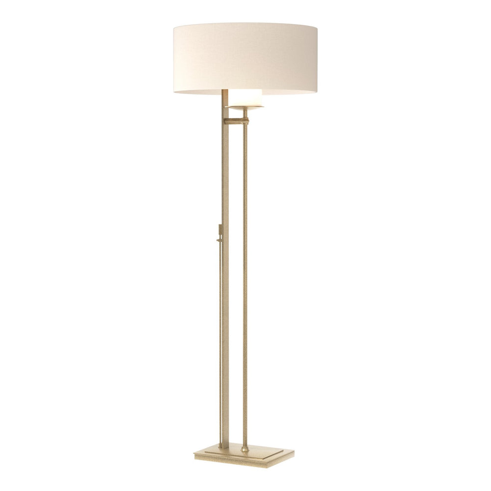 Hubbardton Forge - One Light Floor Lamp - Rook - Soft Gold- Union Lighting Luminaires Decor