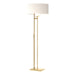 Hubbardton Forge - One Light Floor Lamp - Rook - Modern Brass- Union Lighting Luminaires Decor