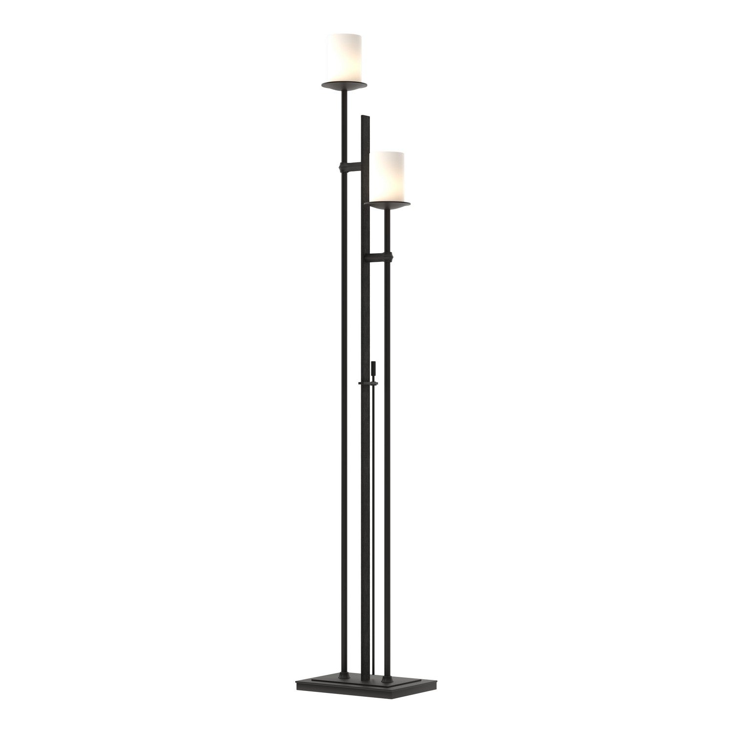 Hubbardton Forge - Two Light Floor Lamp - Rook - Black- Union Lighting Luminaires Decor